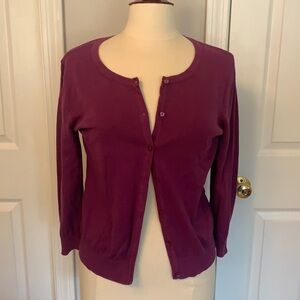 H&M three quarter sleeve button down cardigan